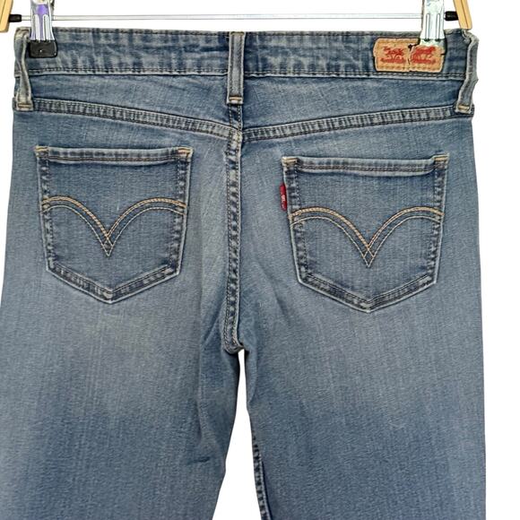 Levis 518 Superlow Bootcut Blue Denim Stretch 26 - Picture 1 of 14